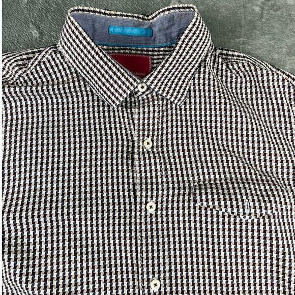 Men’s Tommy Bahama XL multicolor seersucker Plaid Long-Sleeve  Shirt – Exc - Picture 5 of 12